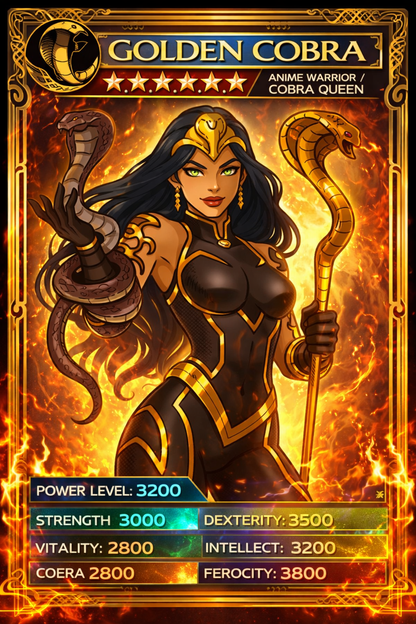 Golden Cobra Signature Digital Trading Card Season 1