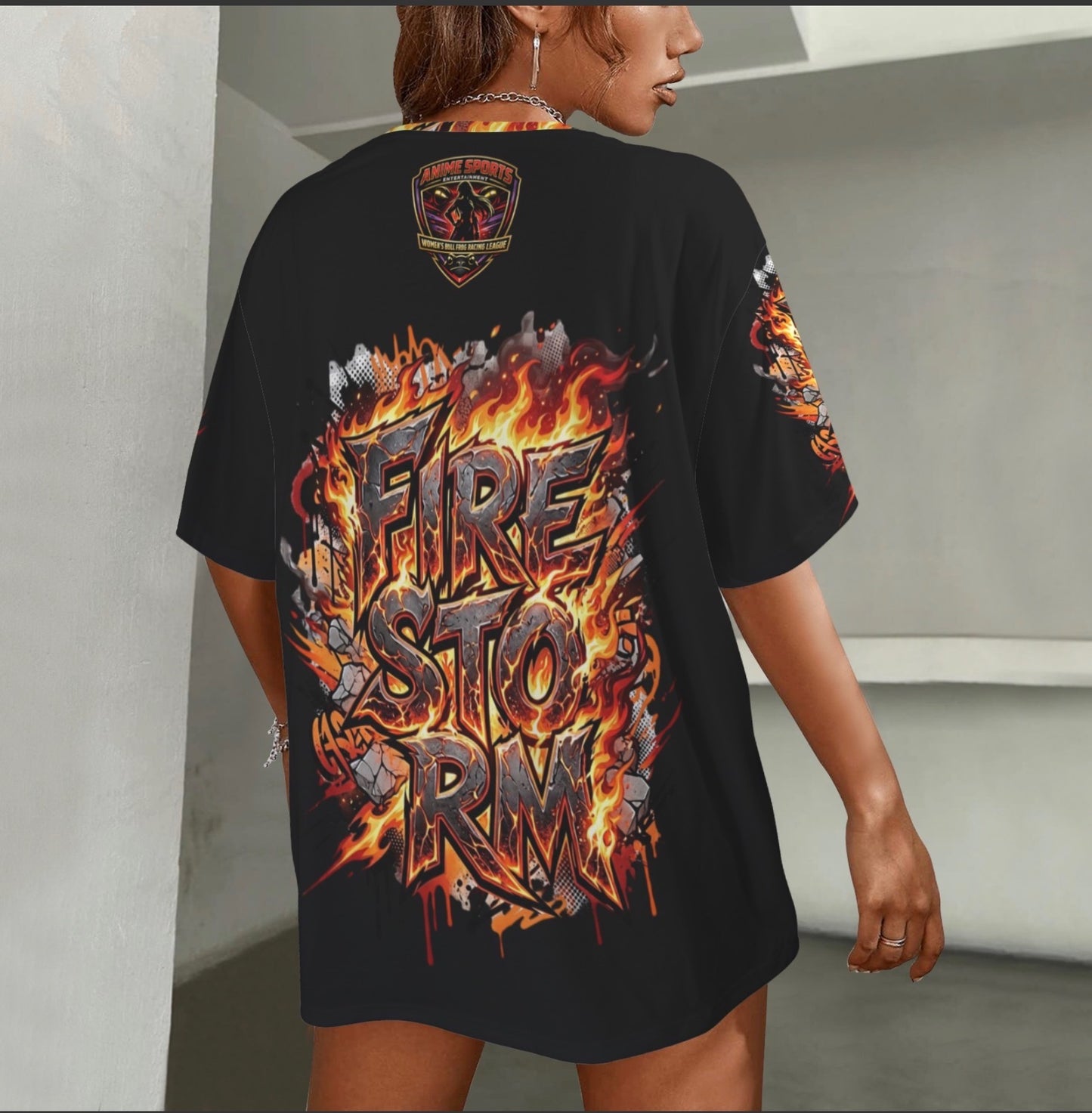 Firestorm™ Flame Warrior Round Neck T-Shirt