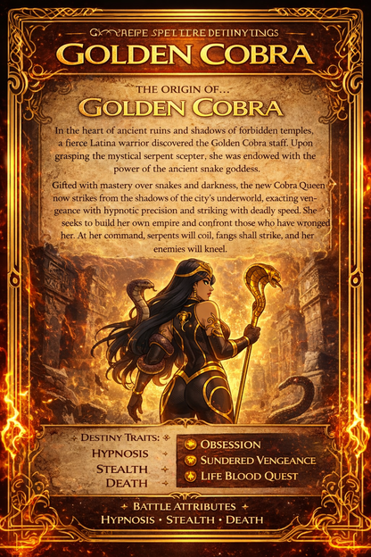 Golden Cobra Signature Digital Trading Card Season 1