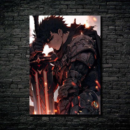 Custom HD Gloss Metal Anime Poster