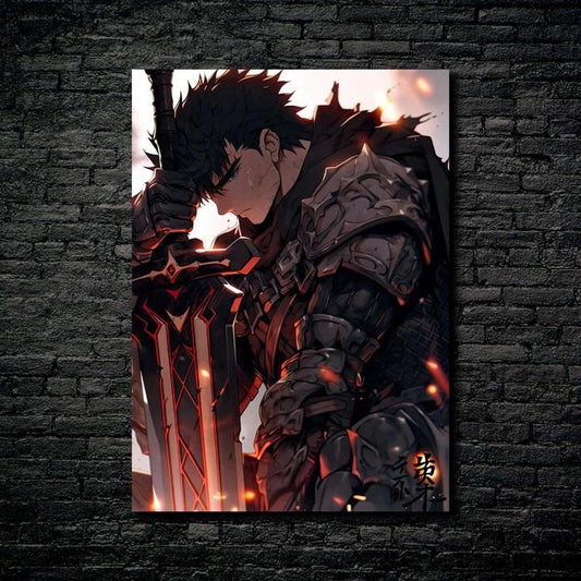 Custom HD Gloss Metal Anime Poster