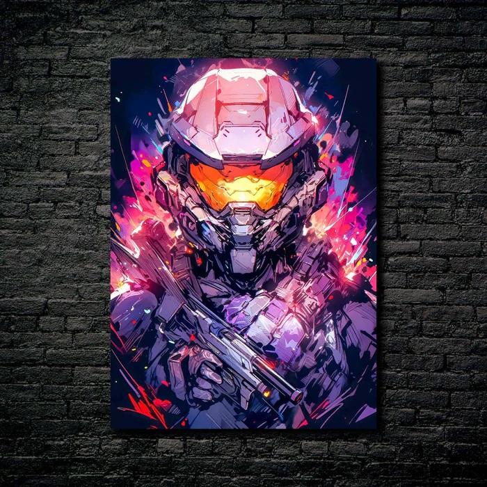 Custom HD Gloss Metal Anime Poster