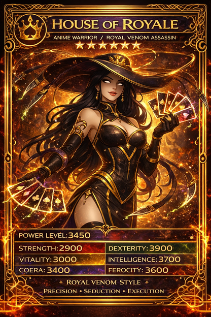 House of Royale  Signature Digital Trading Card Season 1