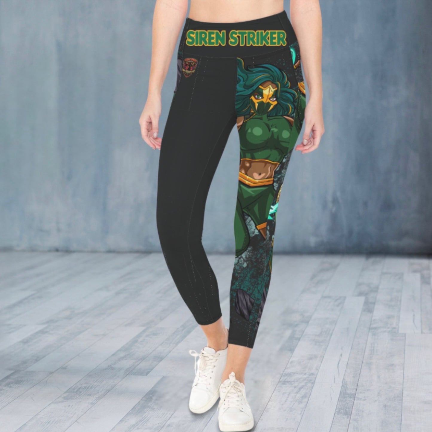 Siren Striker Emerald Fury Performance Leggings