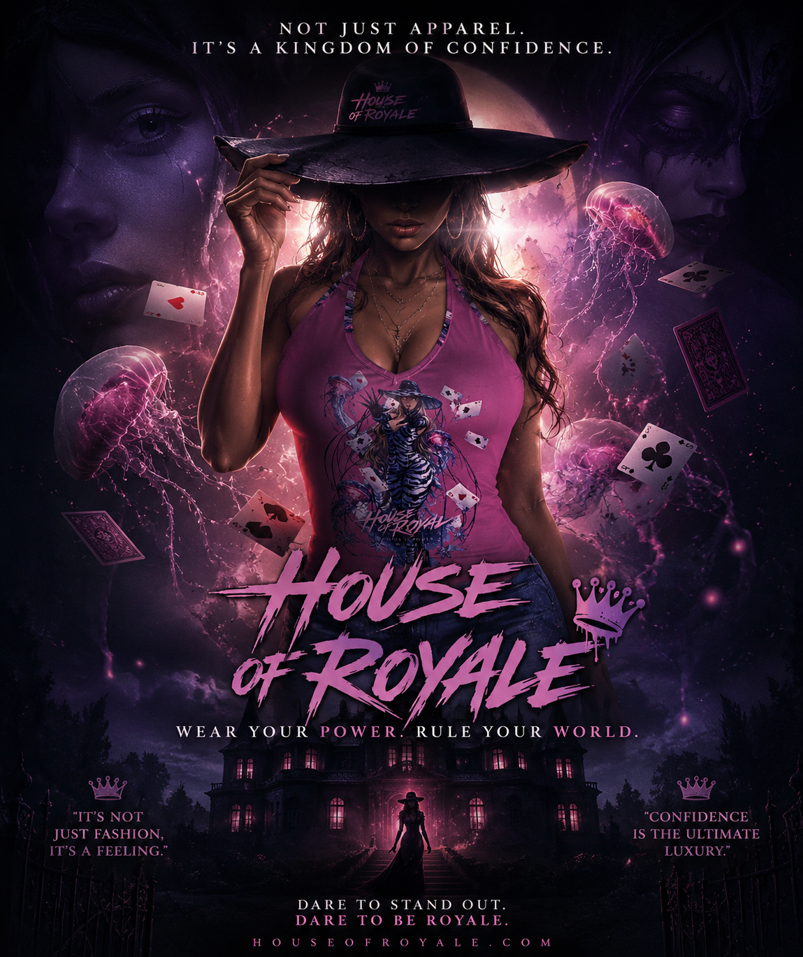 House of Royale™ – Queen of Chance Halter Top | Luxury Fashion Collection
