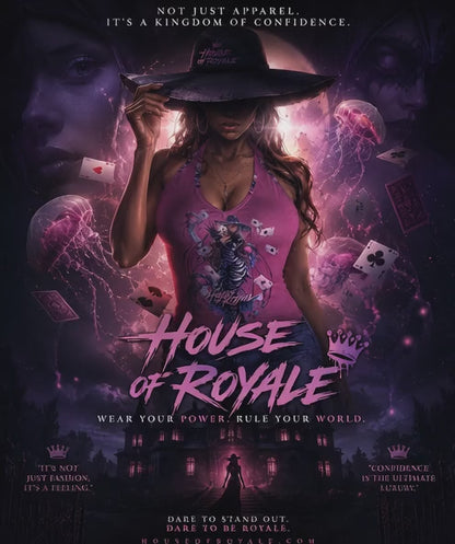 House of Royale™ – Queen of Chance Halter Top | Luxury Fashion Collection
